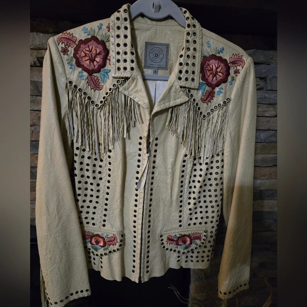 Double D Ranch | Jackets & Coats | Double D Ranch Pale Yellow Cream ...